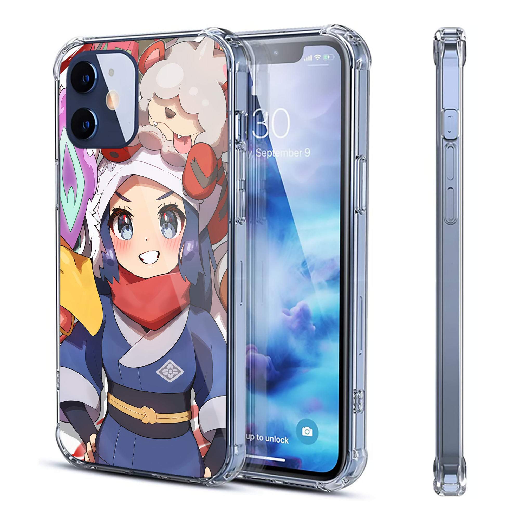 （画像用） ポケットモンスター Pokémon 【iPhone 12シリーズ対応】透明スマホケース（クリアソフトケース）